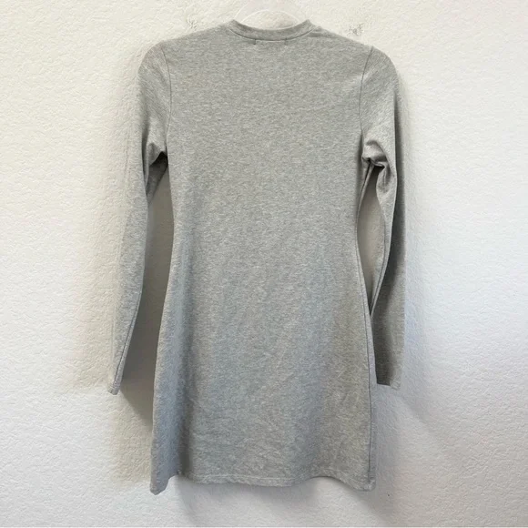 Reformation Tam Knit Mini Dress Heather Gray Size Small